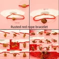 thumbnail image 1 of Cuerda roja pequeños regalos mitación Jade cuerda roja pulsera de cuerda roja pequeños regalos, diseño único uso versátil material duradero, 1 of 2