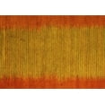 thumbnail image 1 of Ahgly Company Indoor Rectangle Abstract Yellow Modern Area Rugs, 5' x 7', 1 of 4