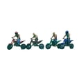 thumbnail image 1 of 1:64 con motocicleta Tiny People Modelo Dioramas Motociclistas Figura Modelo para 4 piezas, 1 of 9