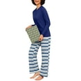 thumbnail image 5 of MINTREUS Womens Pajama Sets Soft Long Sleeve Sleepwear Ladies Loungewear Two Piece Pjs with Pockets, 5 of 7