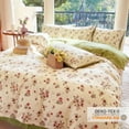 thumbnail image 2 of Nayoroom, Botanical Floral Pattern Reversible Duvet Cover, Soft Microfiber, Queen, 2 of 4