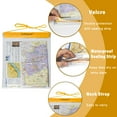 thumbnail image 4 of YUMQUA Clear Waterproof Dry Bag Pouch Marine for Phone Document Holder Map Kayaking, Yellow, 4 of 6