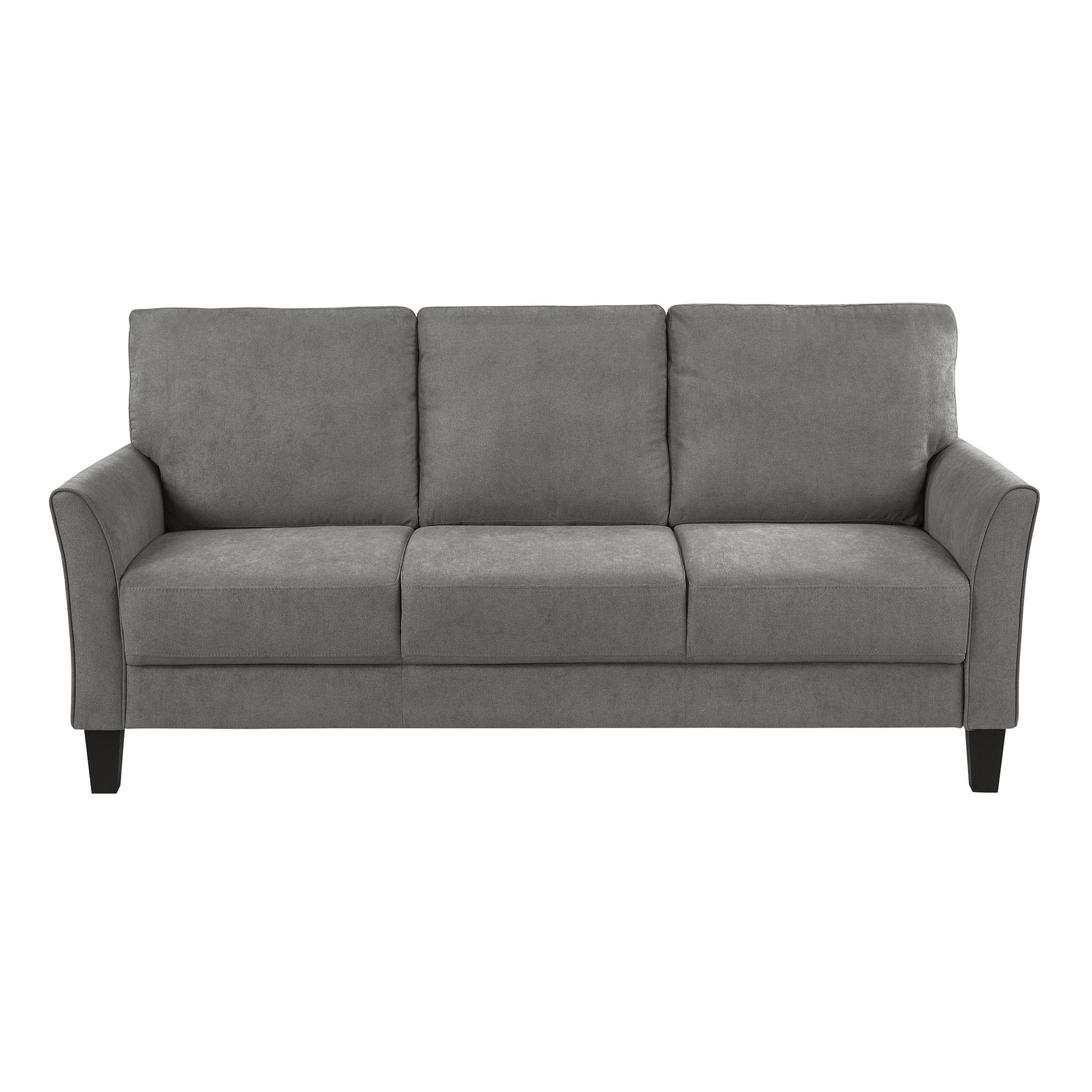 OakvillePark Islewyn Textured Fabric Sofa, Brownish Gray