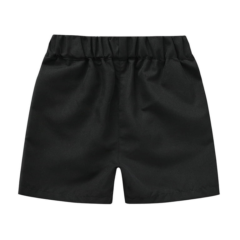 MKHSQHDG Boys Shorts Size 6/7 Toddler Boys Girls Solid Sport