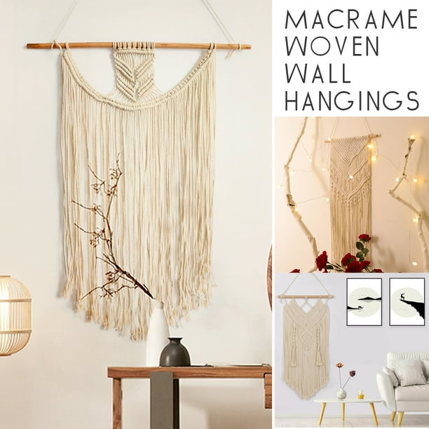Multi Types Retro Bohemian Macrame Woven Wall Hanging ...
