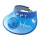 thumbnail image 3 of Sombrero con ventilador de refrigeración, ala ancha, gorra de playa, accesorios portátiles Letras azules, 3 of 9