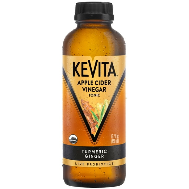 KeVita Turmeric Ginger Apple Cider Vinegar Tonic, 15.2 oz