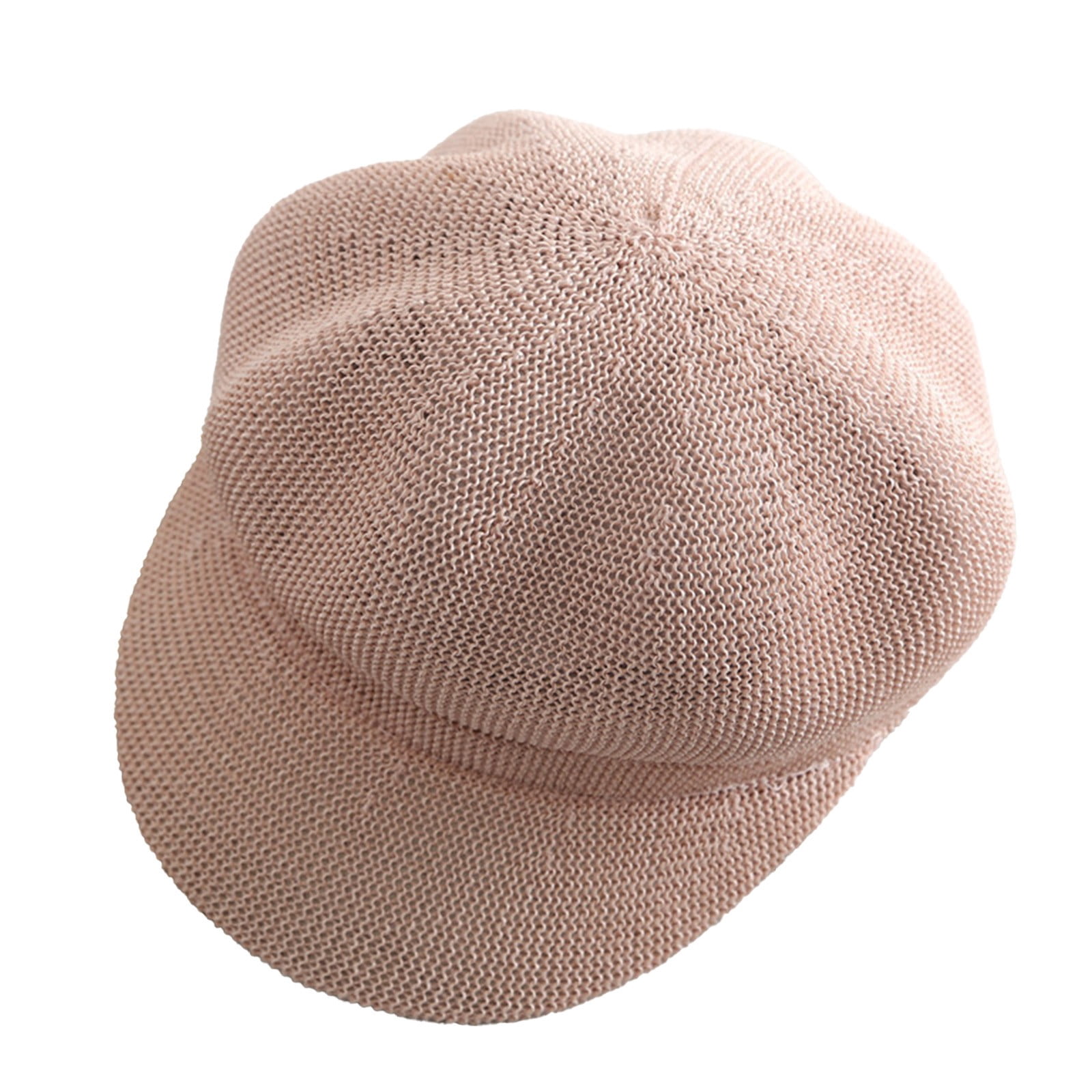 Women\'s Newsboy Cap Beret Breathable Mesh Sun Beach Hats Octagonal Hat Caramel Women main image 4
