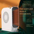 thumbnail image 2 of Calentador electromecánico de aire caliente pequeño de 500 vatios, ideal para escritorios, oficinas y residencias de estudiantes. Ideal como regalo para familiares., 2 of 5
