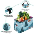thumbnail image 3 of Christmas sled Large Capacity Reusable Foldable Cube Organizer with Oxford Cloth Material - Ideal Shopping Basket, Shopping Bags, and Storage Box Solution, 3 of 7