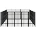 thumbnail image 1 of vidaXL Chenil pour Chien d'Extérieur en Acier 36,86 m虏, 1 of 5
