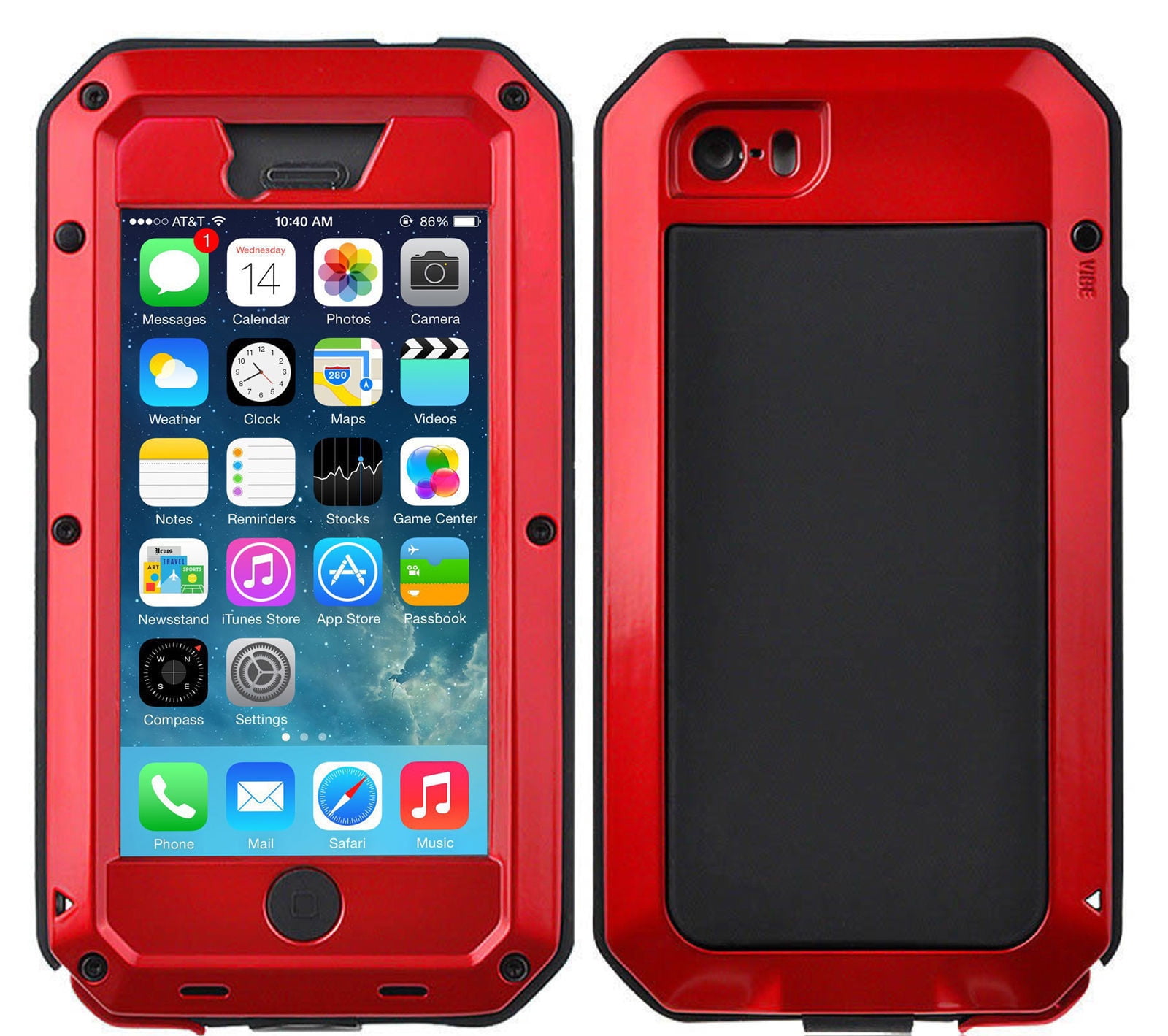 Meter trommel Schepsel Gorilla Glass Aluminum Metal iPhone 6 Plus Case (Red) Heavy Duty Military  Grade Shockproof and Scratch Resistant Protection, Rugged Outdoor Travel -  Walmart.com