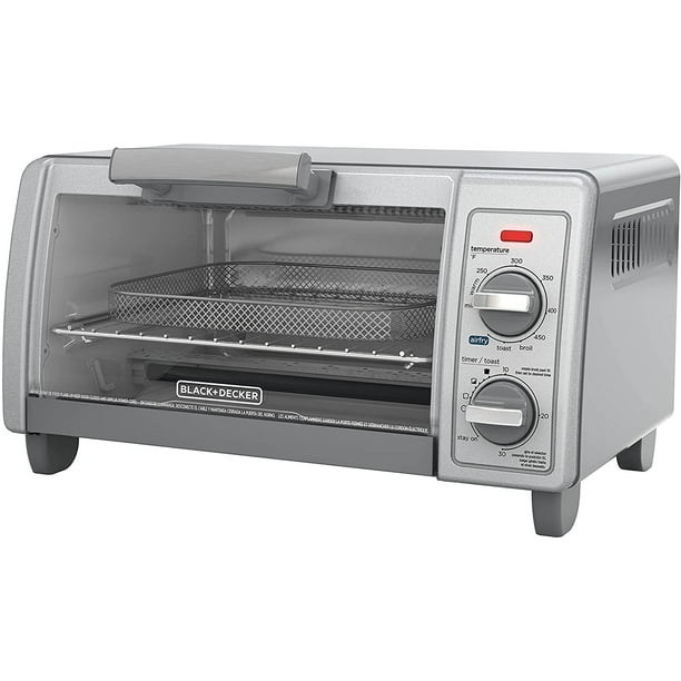 BLACK+DECKER Crisp ‘N Bake Air Fry 4Slice Toaster Oven (TO1785SGC