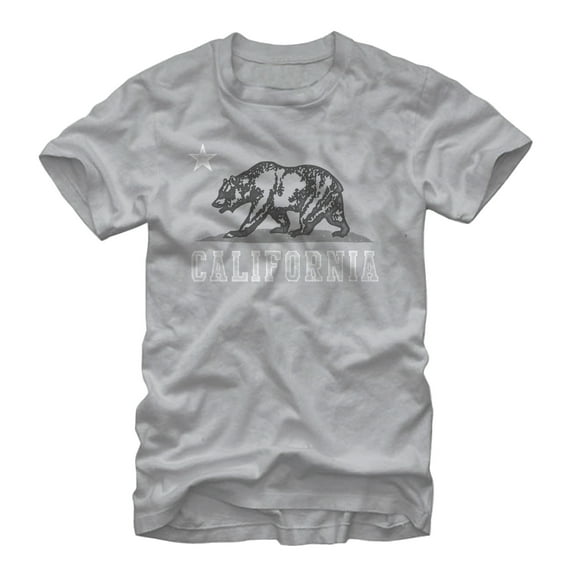 Men's Lost Gods California Life  Graphic Tee Silver Medium