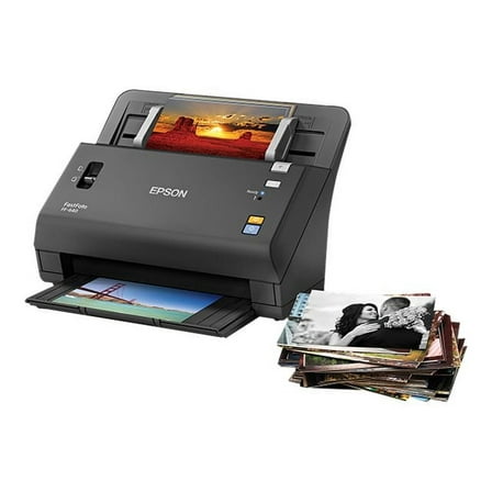 Epson FastFoto FF-640 - Document scanner - CMOS / CIS - Duplex -  - 600 dpi x 600 dpi - up to 60 ppm (mono) / up to 60 ppm (color) - ADF (80 sheets) - up to 4500 scans per day - USB 2.0