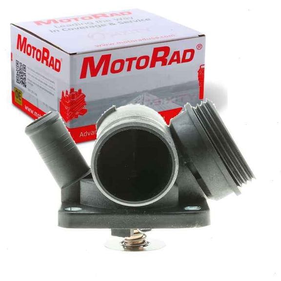 MotoRad Coolant Thermostat Housing Assembly compatible with Lincoln LS 2003-2006