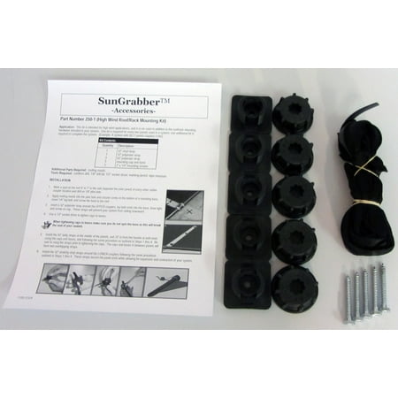 High Wind Roof/Rack Mounting Kit For Sungrabber Solar Pool Heating