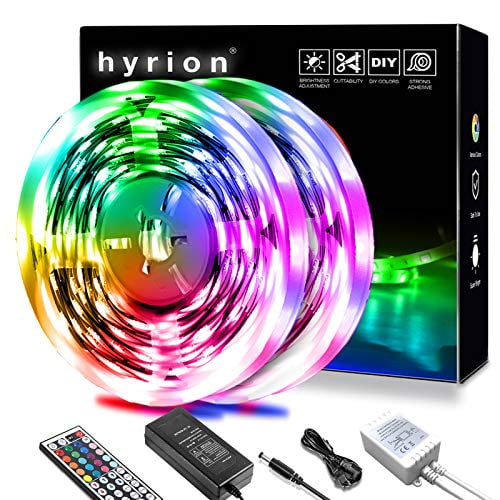 60ft LED Strip Lights Flexible Color Changing 5050 RGB Light Strips Kit 44 Keys for sale online 