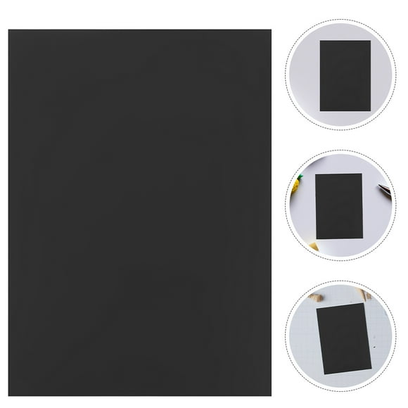 SHOWERORO Black Thick Cardstock Paper for Office Crafts Invitations and Decorative Projects