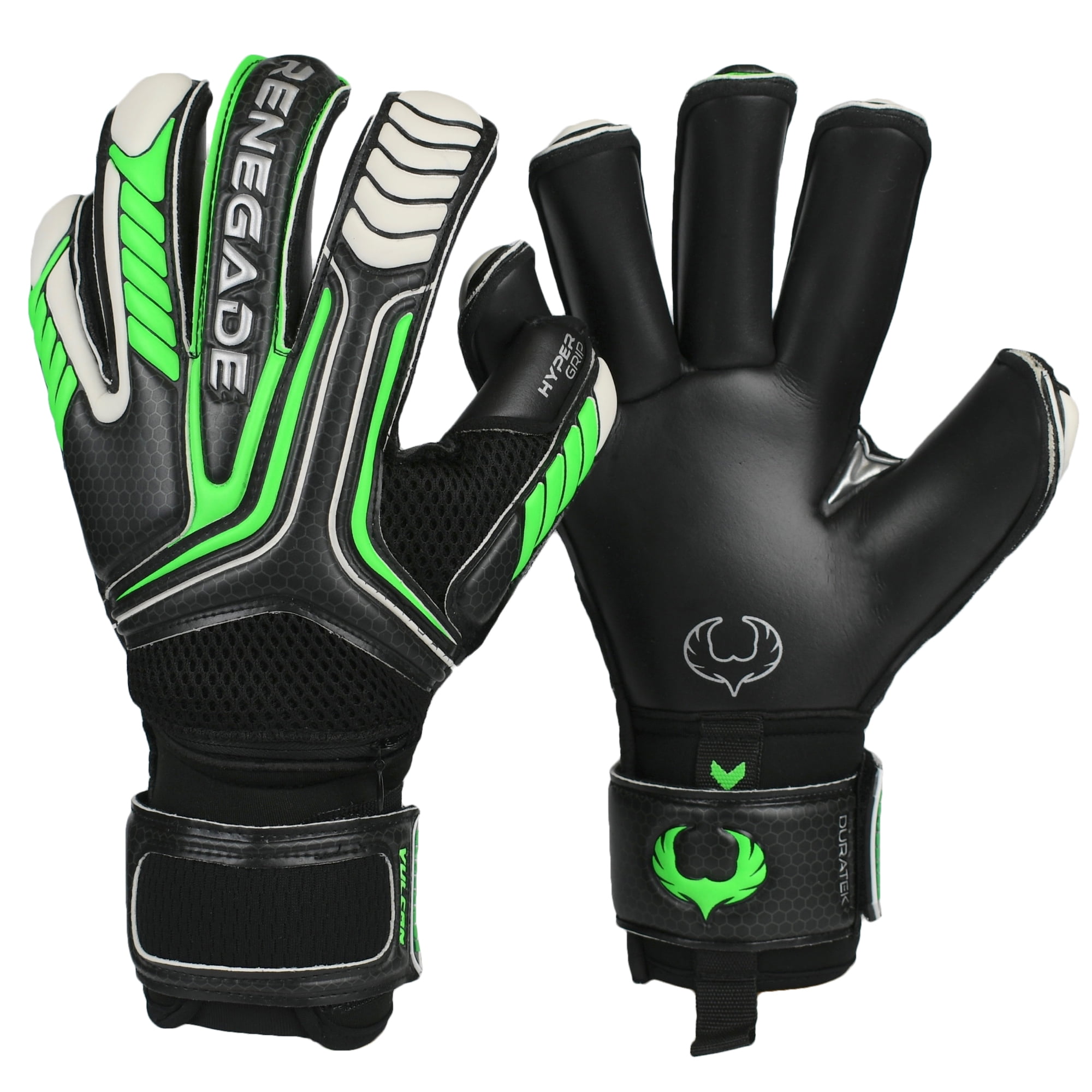 Splay Club Finger Save Football Goalkeeper Gloves Size11,Latex Palm Construction 