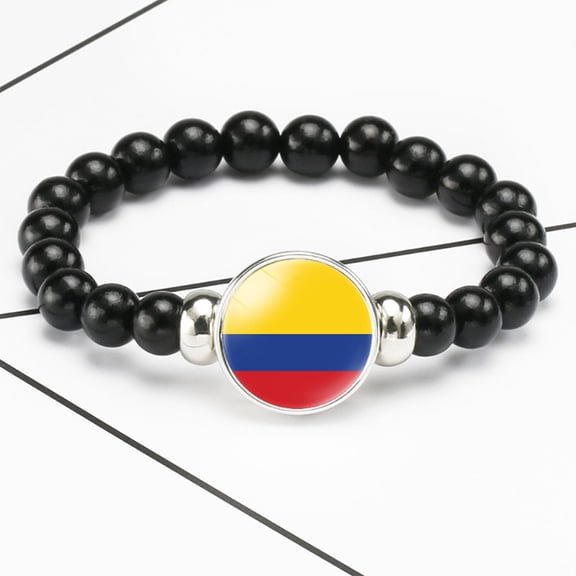 Uijokdef Acrecean Beaded Bracelet, Acrylic, South America Countries