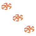 thumbnail image 3 of Eigraketly Almohadilla para casco de bicicleta eléctrica Desmontable Reutilizable Transpirable Ciclo de protección Color sólido Montar Reemplazar forro Naranja 3piezas Eigraketly CBP228619, 3 of 6