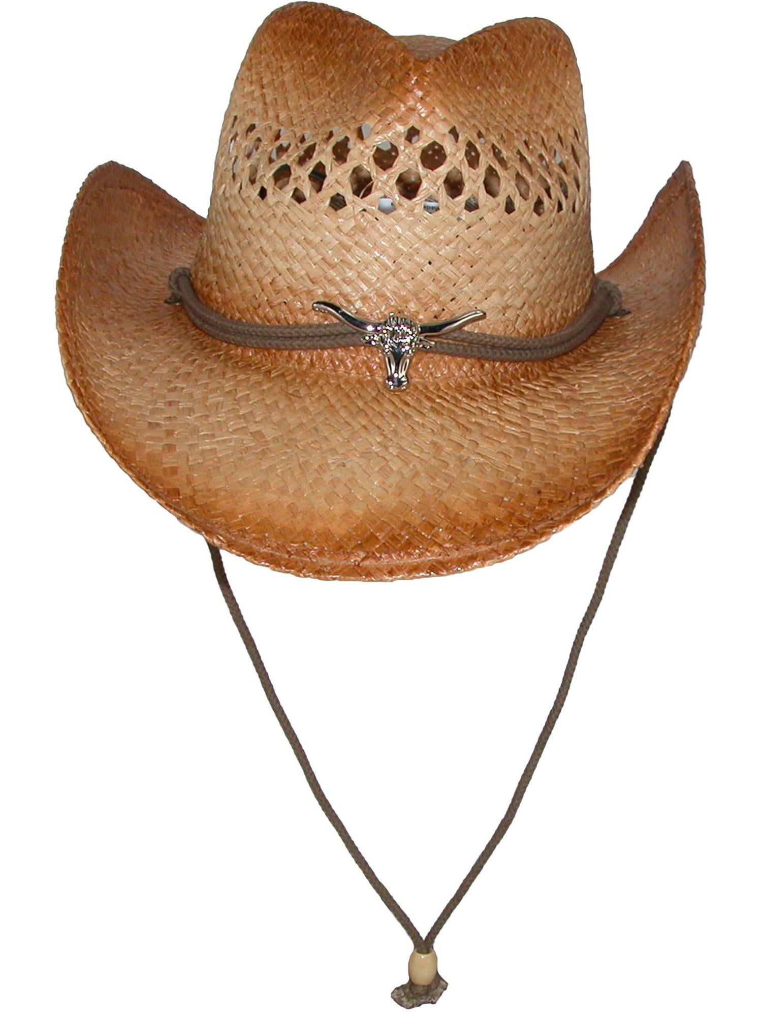 western hat racks on Kenny K Kenny K Raffia Cowboy Hat With Longhorn Concho Walmart Com Walmart Com
