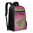 thumbnail image 2 of Ghostbusters Slimer Cartoon Backpack Shoulders Daypack Student School Bag Satchel Bookbag Outdoor Casual Laptop Rucksack Knapsack 17 inch, 2 of 6