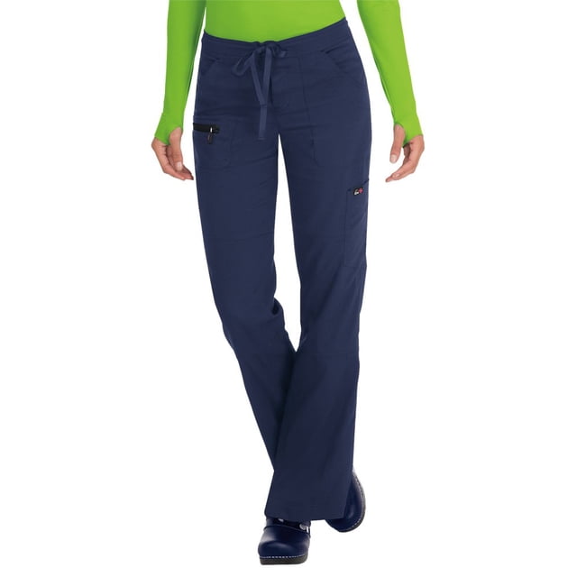KOI lite 721 Pantalon d'Uniforme Médical Peace pour Femme Bleu Marine SP