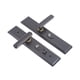 thumbnail image 2 of Manija de puerta de acero inoxidable Cerradura de puerta Práctica y fácil de instalar Perilla de puerta Palanca de puerta de entrada para puerta de Negro, 2 of 8