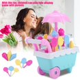thumbnail image 4 of Ice Cream Trolley, Colorful Children Candy Cart Toy, Durable For Kids Girls, Boys, 4 of 8