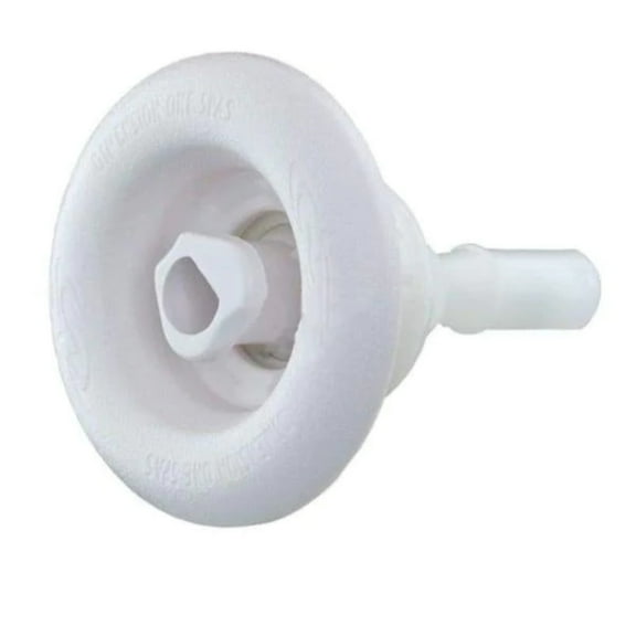 Hot Tub Compatible With Dimension One Spas Mini Vcr Jet Rotating Insert W/Logo - White DIM01510-445