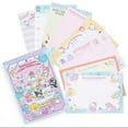thumbnail image 1 of Kawaii Sanrio Hello Kitty Cinnamoroll Notepad Cute Kuromi Melody Diy Sticker Message Memo Notebook Student Stationery Girls Gift, 1 of 5