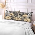 thumbnail image 6 of Beautiful Flowers and Butterflies Plush Pillow Case, Zippered Bed Pillow Pillowcases, Super Soft and Cozy Pillowcase Covers for Sleep Decor Giftsation - King Size 20x40in, 6 of 7
