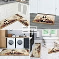 thumbnail image 4 of Red Wine Kitchen Rugs Sets of 2, Grapes Vintage Farmhouse Home Kitchen Rugs and Mats, Washable Non Skid Absorbent Microfiber Kitchen Floor Decor Mat 17"x 47"+17"x 30", 4 of 7