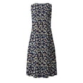 thumbnail image 5 of Edvintorg Floral Dress for Women Plus Size Fashion Loose Fit Flowy V Neck Sleeveless Casual Long Maxi Dress with Pockets Womens Sundresses Multicolor Xxxl, 5 of 5