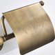 thumbnail image 5 of Portarrollos De Papel Higiénico Descubierto De Latón Envejecido De 7,9 Pulgadas, Bronce Cepillado Monstrate HA023751-00, 5 of 7