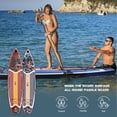 thumbnail image 3 of SamamDally 11'x 34" Inflatable Paddle Boards for Adults, Extra Wide SUP Paddleboards with Premium Accessories, Adjustable Paddle, Removable Fins, Hand Pump & Waterproof Bag, 3 of 6