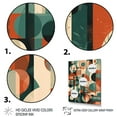 thumbnail image 3 of DESIGN ART Designart "Mid Century Artistic Transformations Ii" Modern Midcentury Wall Art Prints 30 in. wide x 40 in. high, 3 of 5