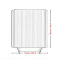 thumbnail image 2 of 1pc Elephant Flower Shower Curtain Set - Soft and Durable Bathroom Compartment Shower Curtain with 12pcs Plastic Hooks, 2 of 5