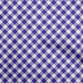 thumbnail image 1 of oneOone Georgette Viscose Blue Fabric Gingham Check Sewing Material Print Fabric By The Yard 42 Inch Wide, 1 of 4