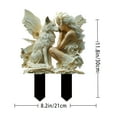 thumbnail image 3 of Acrylic Fairy Garden Stakes - 2D Elf & Butterfly Decorations for Outdoor/Indoor Plants, Bohemian Style Yard Ornaments for Pots, Lawn & Garden Displays, 3 of 5