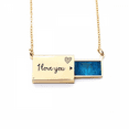 thumbnail image 1 of Starry Night Scorpio Zodiac Constellation Letter Envelope Necklace Pendant Jewelry, 1 of 3