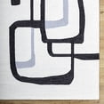 thumbnail image 5 of BoutiqueRugs Ulfah Contemporary Area Rug - Ash, Jet Black - 18" x 18" Sample, 5 of 6