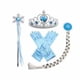 thumbnail image 1 of Vestido de princesa Frozen para niñas de primavera, vestido blanco, vestido de actuación para cumpleaños y Halloween, 1 of 6
