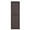 Brown, variant on Premier One-Piece #025 Sienna Brown Louver Decorative Exterior Shutters, 15" x 51", 1-Pair