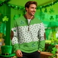 thumbnail image 3 of Ceisia Men's Fashion Printed Round Neck Casual Daily Long Sleeve Top Gift, 3 of 5
