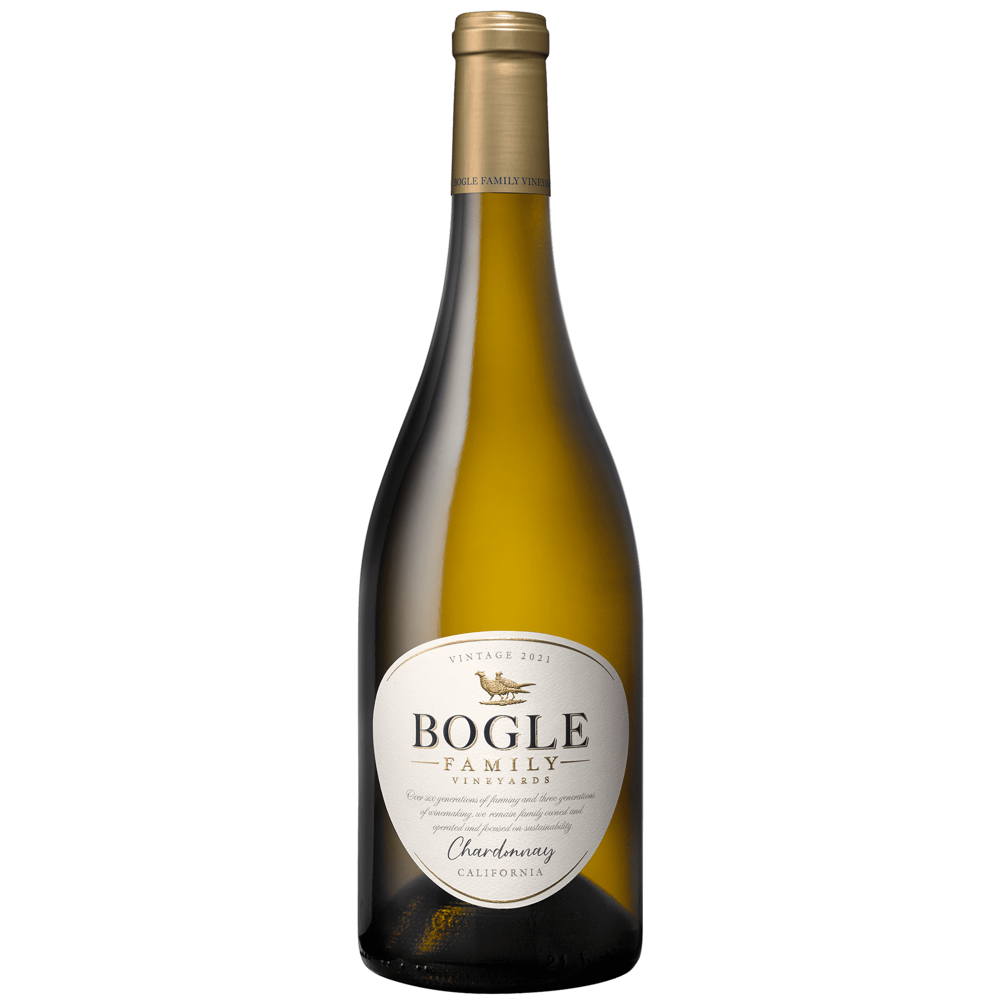 Bogle Vineyards Chardonnay California White Wine, 750 ml Bottle, 15% ABV