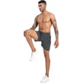 thumbnail image 5 of TENJOY 5 inch Mens Running Shorts Athletic Shorts for Men Quick Dry Men's Workout Shorts Breathable Gym Sports with Zippered Pocket, 5 of 7