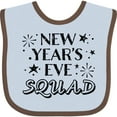 thumbnail image 3 of Inktastic New Year's Eve Squad with Stars in Black Boys or Girls Baby Bib, 3 of 4